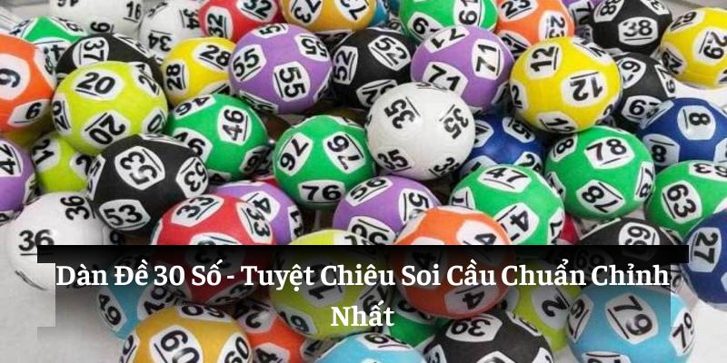 dàn đề 30 số